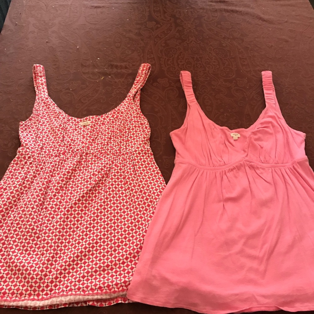 2 jcrew medium loose fitting tops